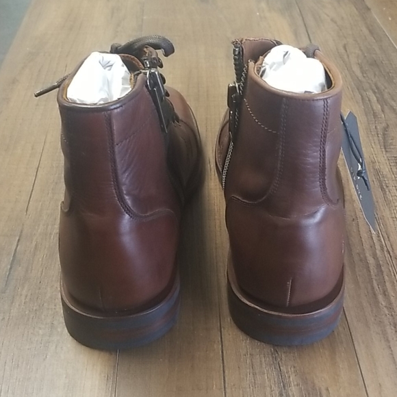 Frye Men's Ben Cap-Toe Leather Lace-Up Boots - Picture 4 of 4